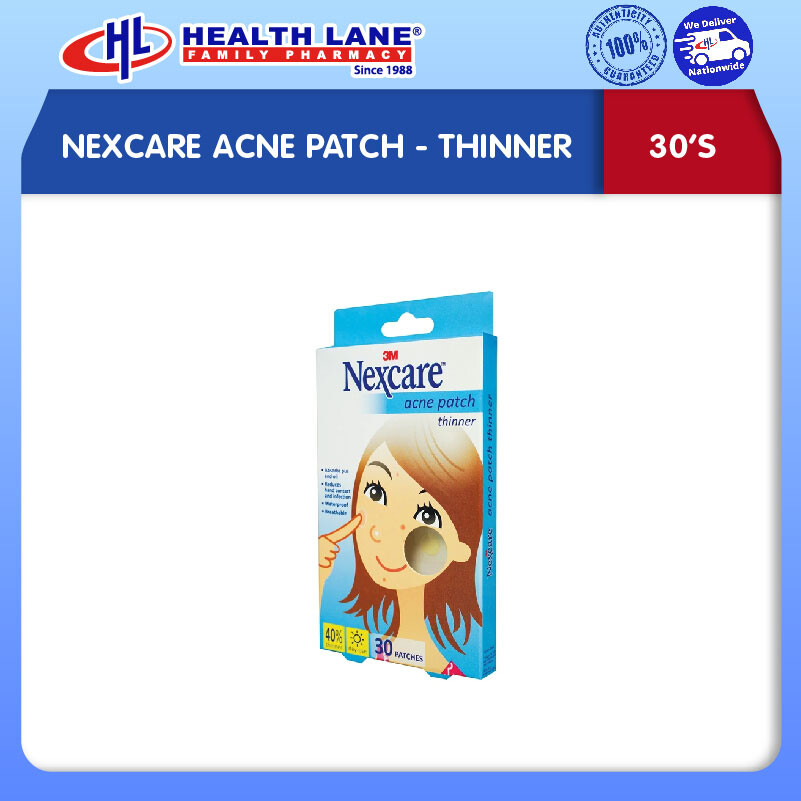 NEXCARE ACNE PATCH- THINNER (30'S)